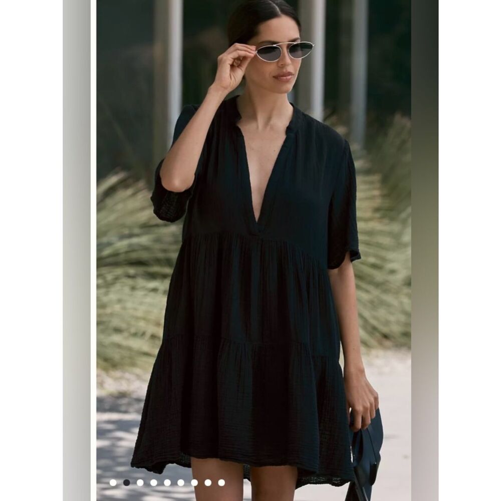 Anthropologie celandine Kallie flowy tunic dress women’s small new gauzy travel